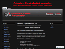 Tablet Screenshot of columbuscaraudio.wordpress.com