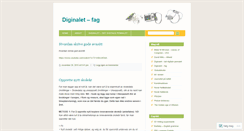 Desktop Screenshot of diginalet.wordpress.com