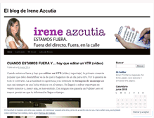 Tablet Screenshot of ireneazcutia.wordpress.com