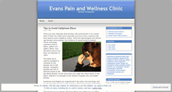 Desktop Screenshot of evansclinic.wordpress.com