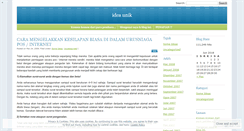 Desktop Screenshot of ideaunik.wordpress.com