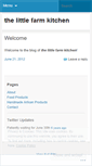 Mobile Screenshot of littlefarmkitchen.wordpress.com