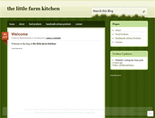 Tablet Screenshot of littlefarmkitchen.wordpress.com