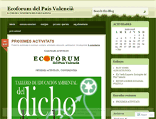 Tablet Screenshot of ecoforumpv.wordpress.com