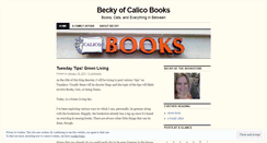 Desktop Screenshot of calicobooks.wordpress.com