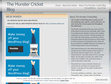 Tablet Screenshot of munstercricket.wordpress.com