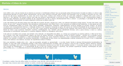 Desktop Screenshot of historiaecriticadearte.wordpress.com