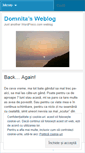 Mobile Screenshot of domnitaralu.wordpress.com