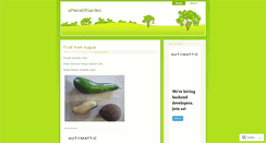 Desktop Screenshot of apieceofgarden.wordpress.com