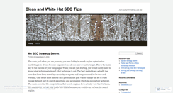 Desktop Screenshot of goodwhitehatseo.wordpress.com