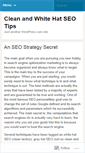 Mobile Screenshot of goodwhitehatseo.wordpress.com