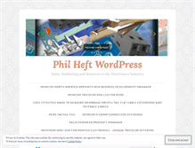 Tablet Screenshot of philheft.wordpress.com