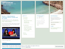 Tablet Screenshot of evelynskincare.wordpress.com
