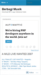 Mobile Screenshot of berbagimusik.wordpress.com