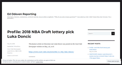 Desktop Screenshot of edodevenreporting.wordpress.com