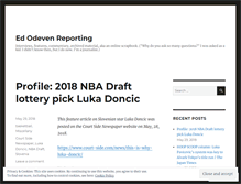 Tablet Screenshot of edodevenreporting.wordpress.com