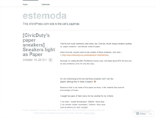 Tablet Screenshot of estemoda.wordpress.com