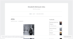 Desktop Screenshot of elizabethmichaudjohn.wordpress.com