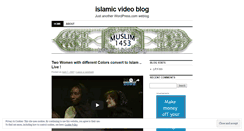 Desktop Screenshot of muslim1453.wordpress.com