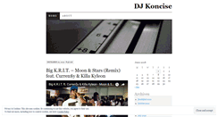 Desktop Screenshot of djkoncise.wordpress.com