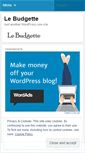 Mobile Screenshot of lebudgette.wordpress.com