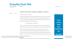 Desktop Screenshot of everydaysousvide.wordpress.com