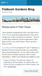 Mobile Screenshot of flatbushgardens.wordpress.com