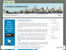 Tablet Screenshot of flatbushgardens.wordpress.com