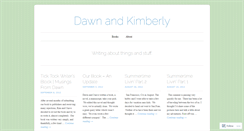 Desktop Screenshot of dawnandkimberly.wordpress.com