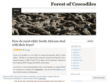 Tablet Screenshot of forestofcrocodiles.wordpress.com