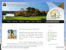 Tablet Screenshot of eastcoastcountryclub.wordpress.com