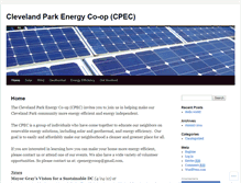 Tablet Screenshot of cpenergycoop.wordpress.com