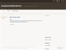 Tablet Screenshot of janjansendekinderenbouwen.wordpress.com