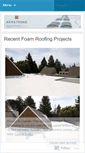 Mobile Screenshot of foamroofing.wordpress.com
