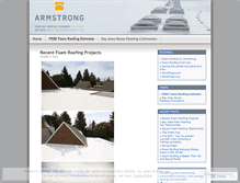 Tablet Screenshot of foamroofing.wordpress.com
