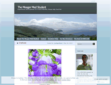 Tablet Screenshot of meagermedstudent.wordpress.com