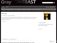 Tablet Screenshot of graycontrast.wordpress.com