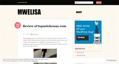 Desktop Screenshot of mwelisa.wordpress.com