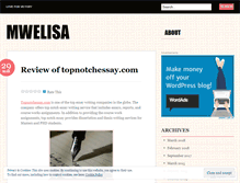 Tablet Screenshot of mwelisa.wordpress.com