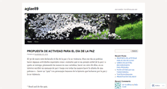 Desktop Screenshot of aglae89.wordpress.com