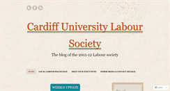 Desktop Screenshot of cardifflabourstudents.wordpress.com