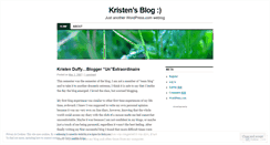 Desktop Screenshot of kristend.wordpress.com