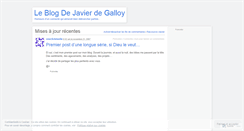 Desktop Screenshot of javierdegalloy.wordpress.com