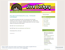 Tablet Screenshot of jiveturkey.wordpress.com
