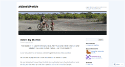 Desktop Screenshot of aidansbikeride.wordpress.com