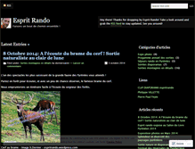 Tablet Screenshot of espritrando.wordpress.com