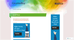 Desktop Screenshot of creativeboyhm.wordpress.com