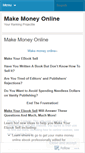 Mobile Screenshot of makemoneyonlinein.wordpress.com