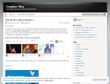 Tablet Screenshot of gengfan.wordpress.com