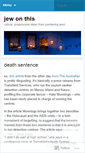 Mobile Screenshot of jewonthis.wordpress.com